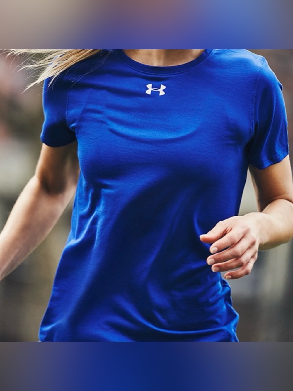 Blue Women's Locker T-Shirt 2.0 by Under Armour Royal